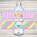 Candy Water Bottle Label Instant Download, Sweets Birthday Bottle ...