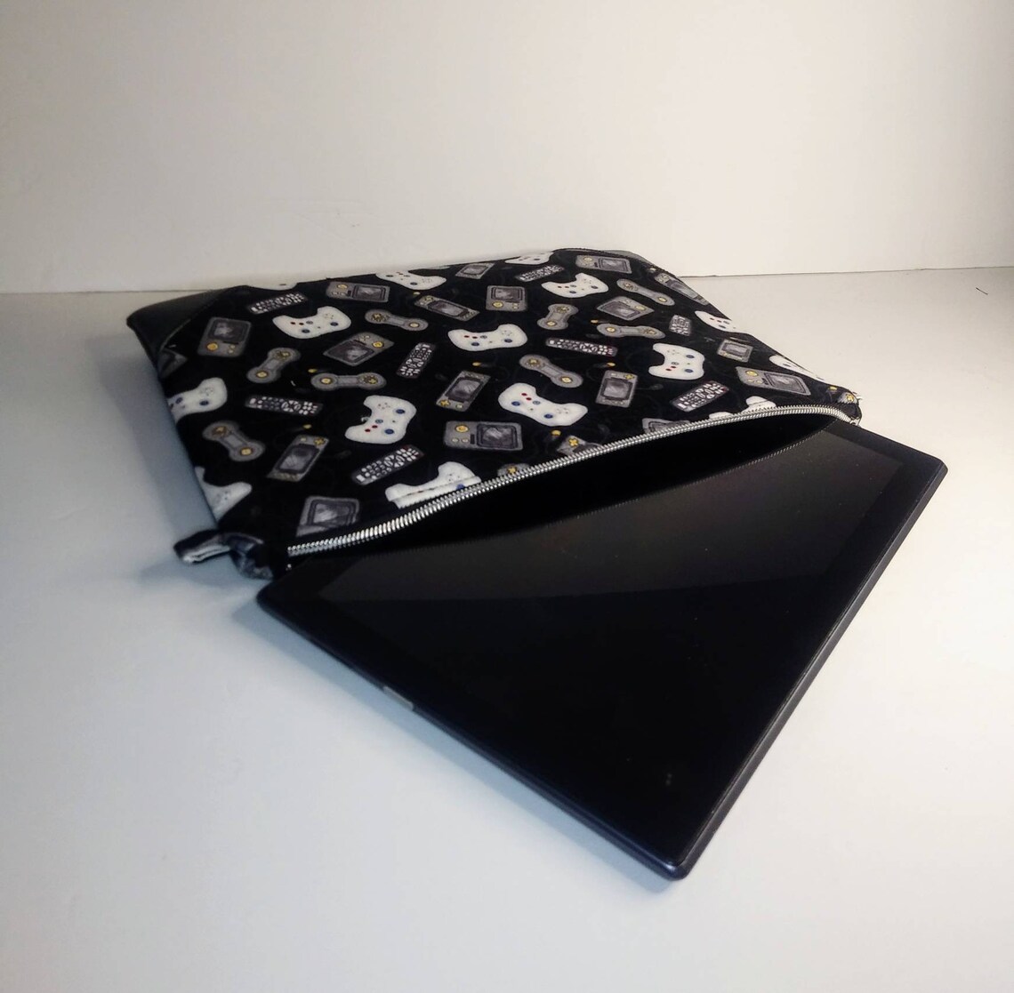 Padded Zipper Closure Tablet Sleeve Tech Accessories Pouch Etsy