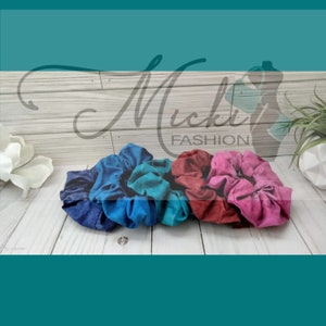 Cotton Scrunchie Hair Ties Available in Bulk