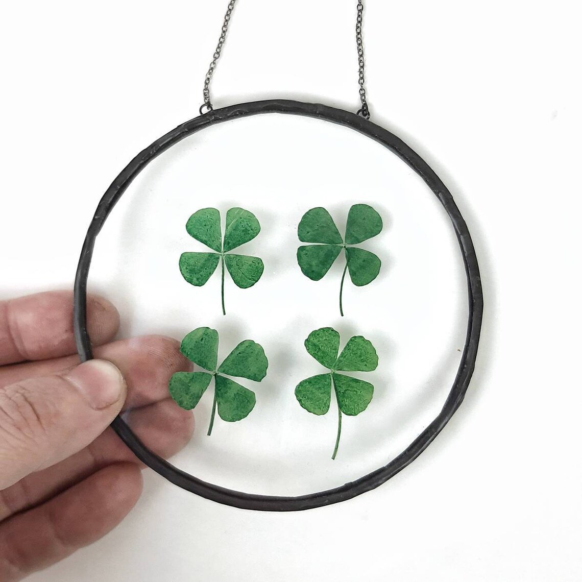Four Leaf Clover Wall Hanging Plated Pewter eBay