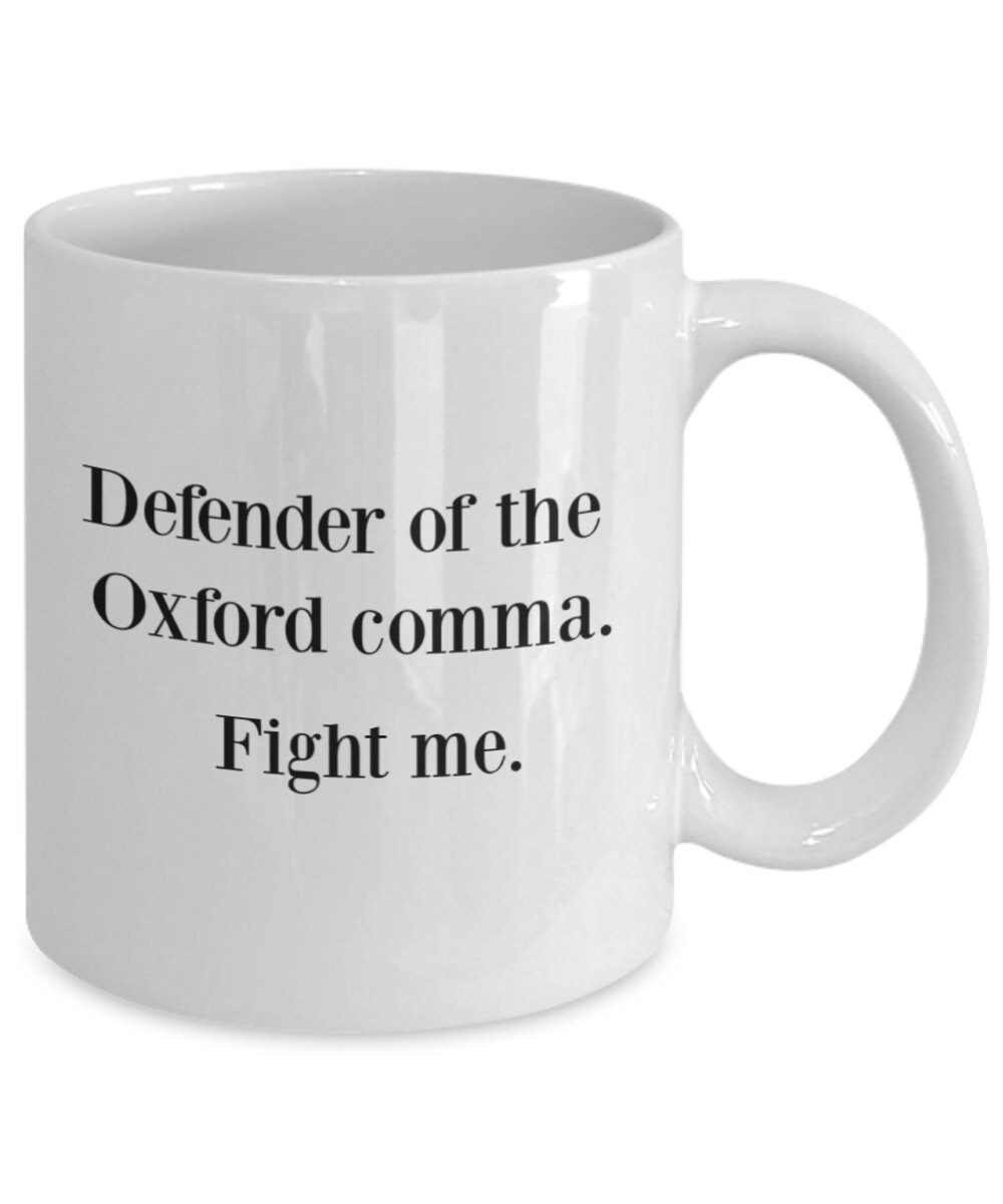 Funny Grammar Mug Grammar Police coffee cup Defender of the Etsy