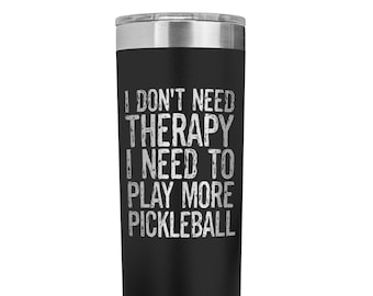 Pickleball Gifts, Funny Pickleball Mug, Unique Gifts for Men, Pickleball Dad Gift, Pickleball Partner, Tumbler for Pickleball Player