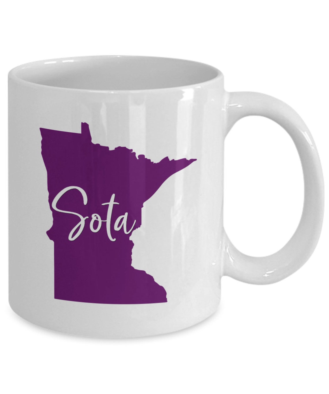 Sota Minnesota coffee tea mug Gift for Minnesotan State Etsy