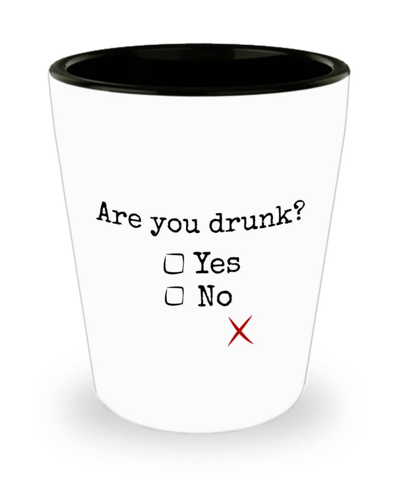 Funny Shot Glass Bar Gifts Products Shot Glasses Are You Etsy