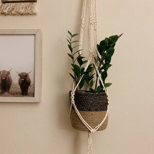 Macramé Plant Hanger, Boho Plant Hanger, Macramé Krukhållare