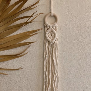 Boho Miniature Macrame Wall Hanging, Small Macrame Wall Hanging, Macrame Gift