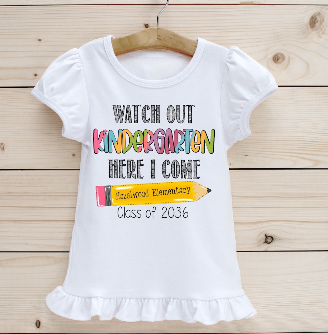 First Day of Kindergarten Outfit First Day of School Girls - Etsy