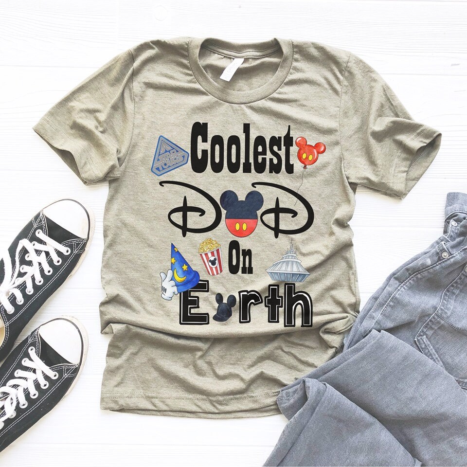 Coolest Dad Unisex Vacation Shirt, matching family shirts, mommy daddy matching shirts, castle shirt, beard shirt, happiest kid on earth
