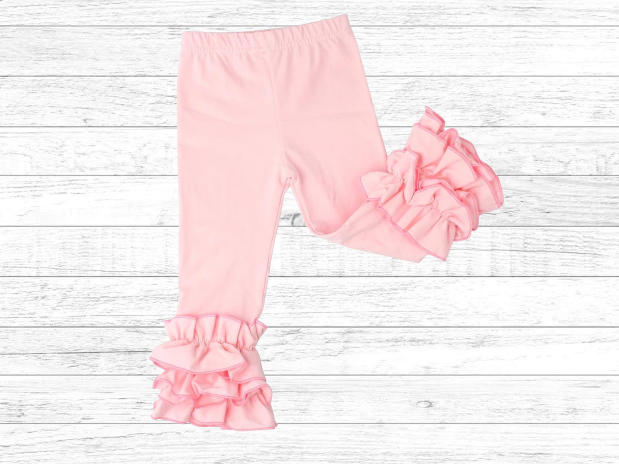 Lorie French Pink Ruffle Pants  Upcycled Lorie French Pink Ruffle