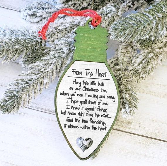 Wood Photo Ornaments Made with Printable Iron On
