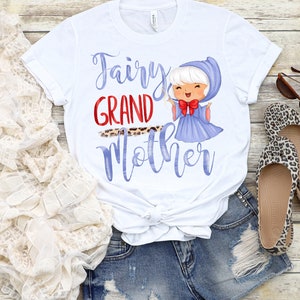 Fairy Grandmother Shirt, Nana, MiMi, Magical Castle tshirt, grandma, Cinderella, castle, ears, mouse, magical vacation tee, Matching family