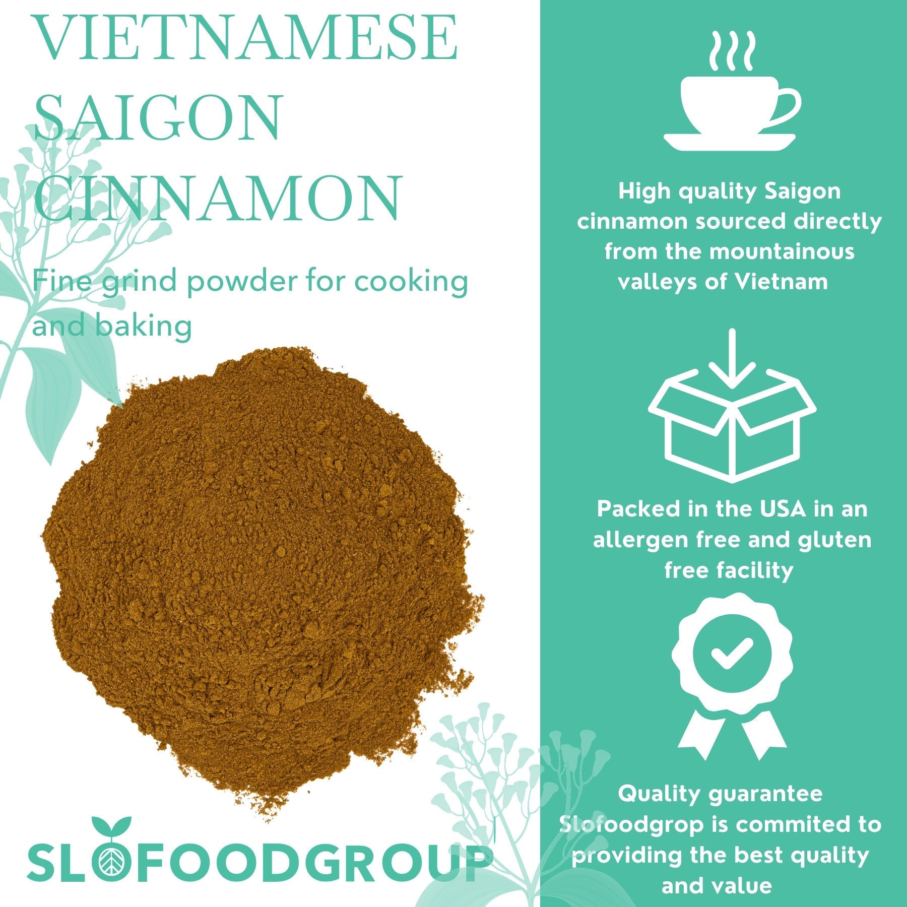 Slofoodgroup Saigon Bâtons de cannelle Vietnam pour la cuisine et