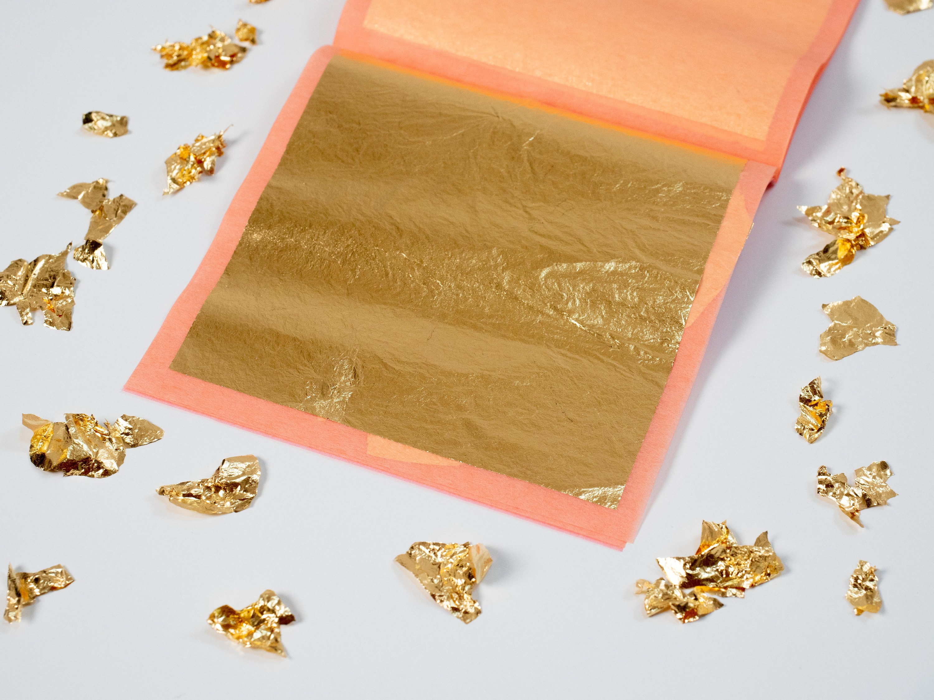 Edible Gold Flakes for Garnish and Food Decoration 