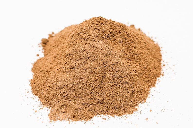 overhead shot of Ceylon cinnamon powder