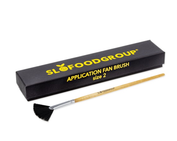 Size 2 Gold & Silver Application Fan Brush