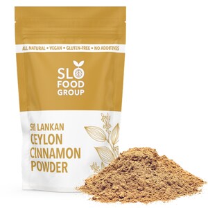 Slofoodgroup Ceylon cinnamon powder in a  BPA free stand up pouch