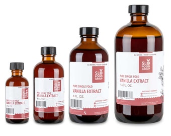 Vanilla Extract| Single Fold Pure Vanilla Bean Extract