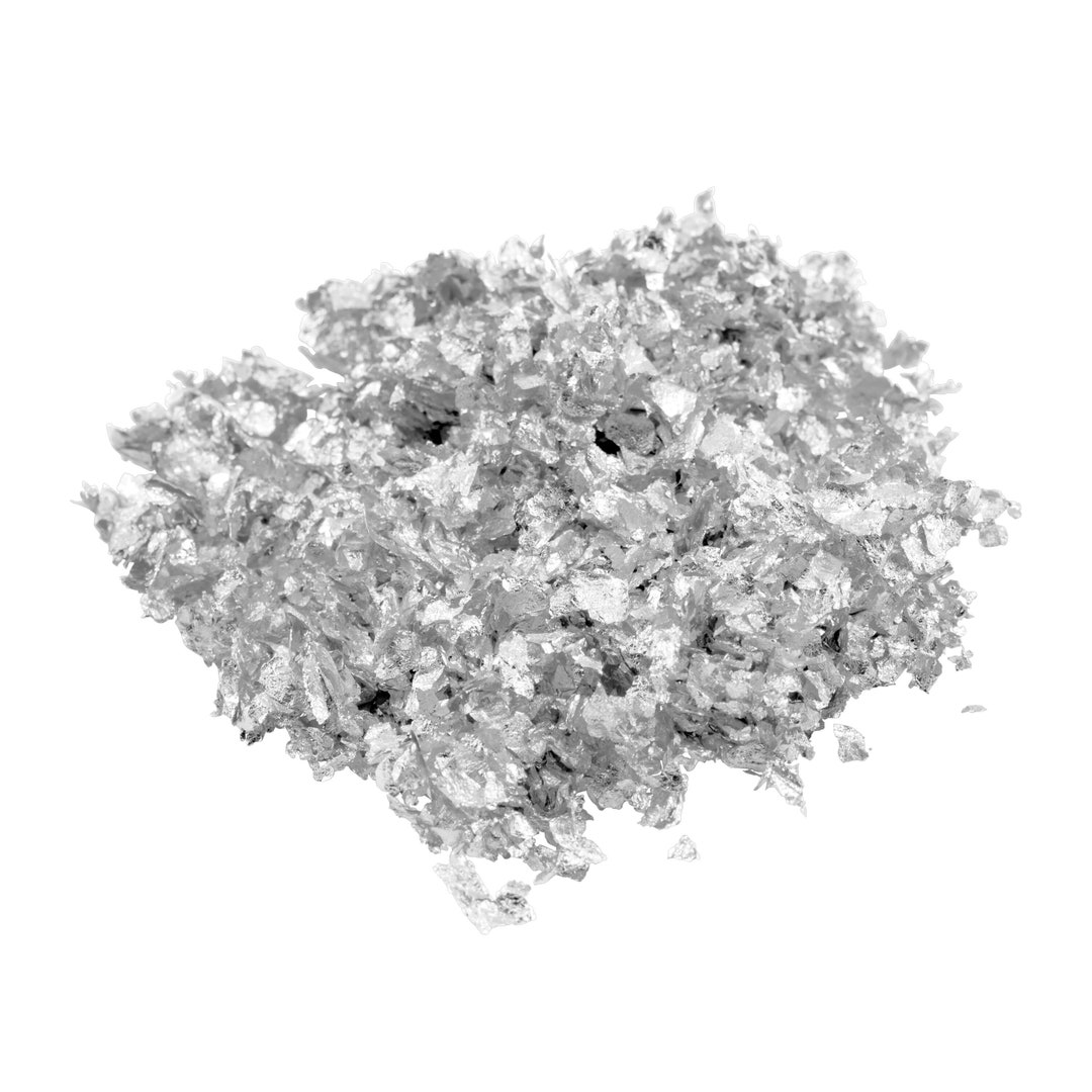 Slofoodgroup Edible Silver Leaf - 25 Loose Leaf Sheets - Food Decoration  and Crafts 