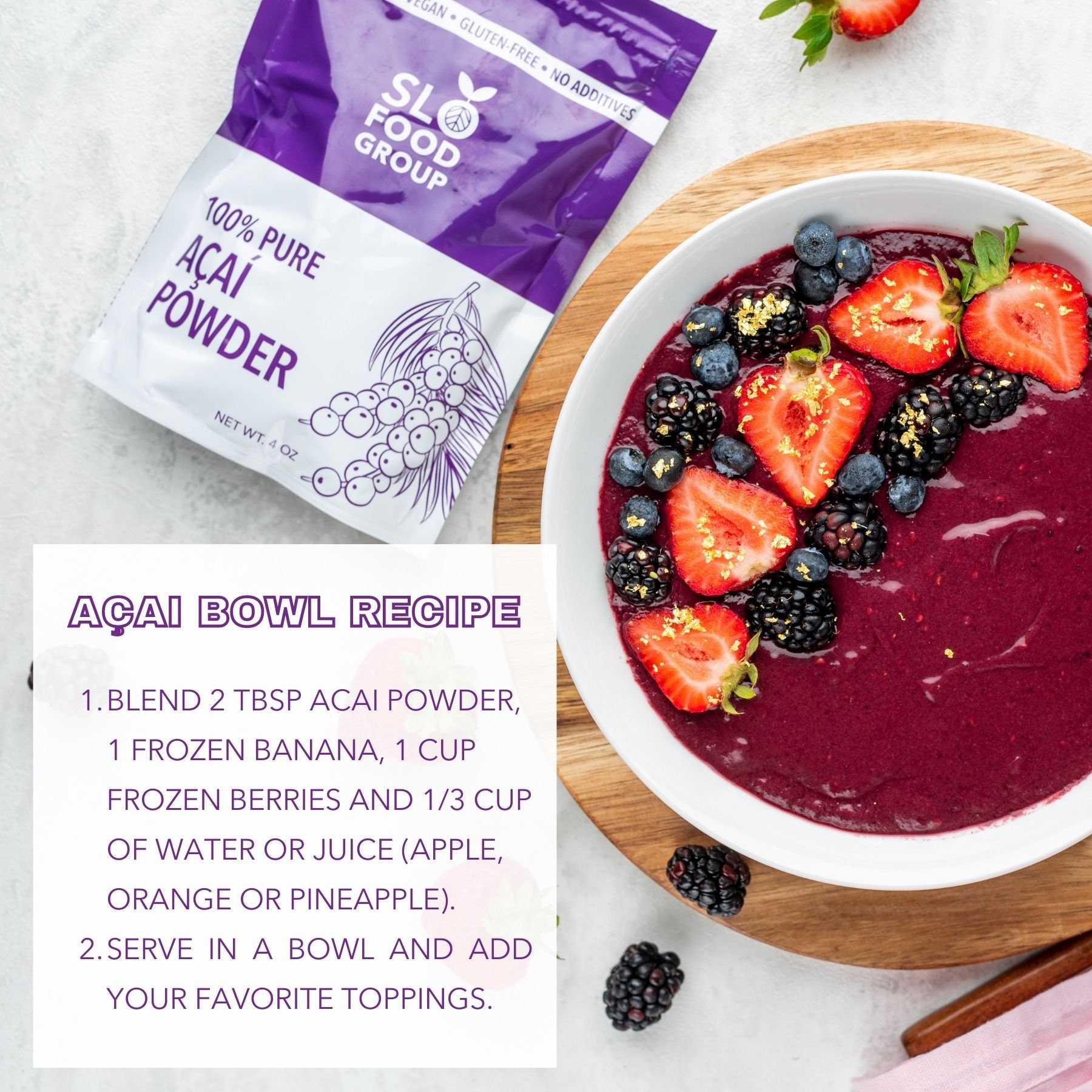 Açaí Freeze Dried Açaí Powder Pure Açaí Etsy