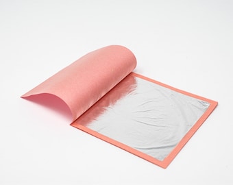 Slofoodgroup Edible Silver Leaf Sheets |Loose Leaf Silver - 25 Sheets Per Book