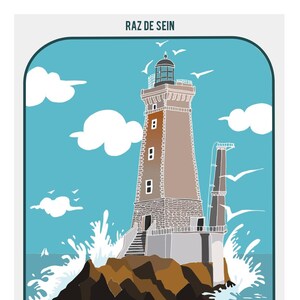 Mapa A5, Faro de LA VIEILLE. Serie "Faros bretones"