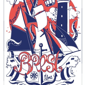 Carte A5, BREST MEME, Série "Brest"