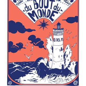 Carte A5, PHARE, Série "Voyages Extraordinaires". Jules Verne