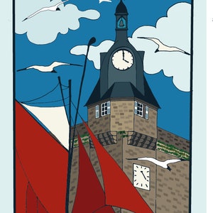 Mappa A5, VICINO VILLE, Concarneau. Serie “Patrimonio Bretone”.