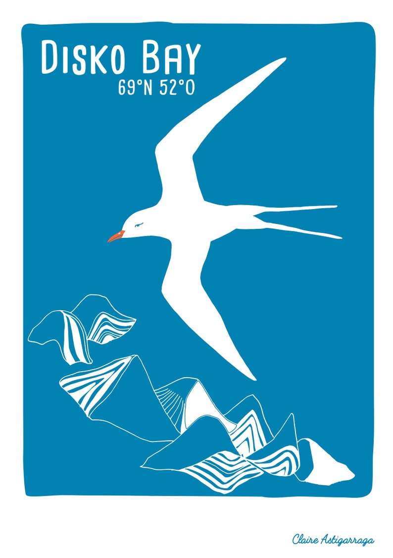 Mapa A5, GAVIOTA, Serie "Artistas en el Ártico" imagen 1