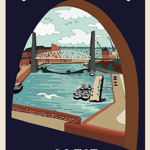 Carte A5, LES CAPUCINS, Série "Brest"