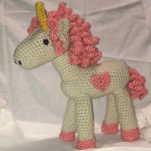 Unicorn Doll Crochet Amigurumi Handmade