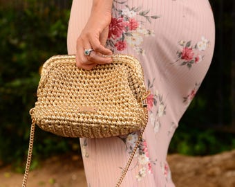 Doctors Style Crochet Shoulder Bag