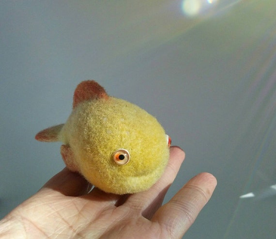 Cute Fish Needle Felted Fish Gold Fish Fish Figurine Etsy Cute Fish Needle Felted Fish Gold Fish Fish Figurine Etsy