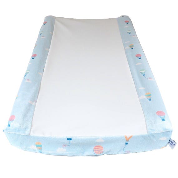 Wipeable Changing Pad Cover Minky Foating Carnival Elephant Etsy