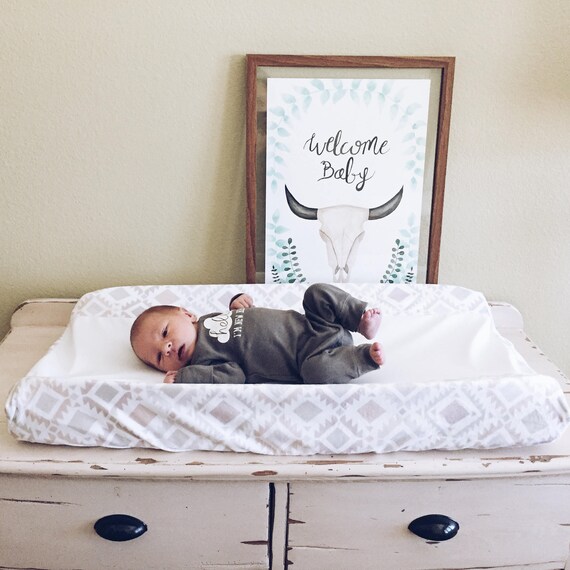 wipeable changing pad cover