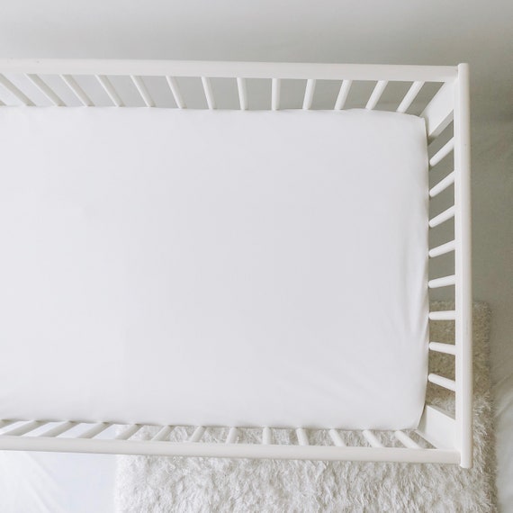 Custom Size Waterproof Fitted Crib Mattress Protector Baby Etsy