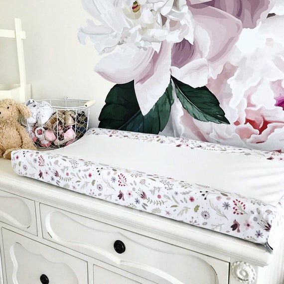 wipeable changing pad cover