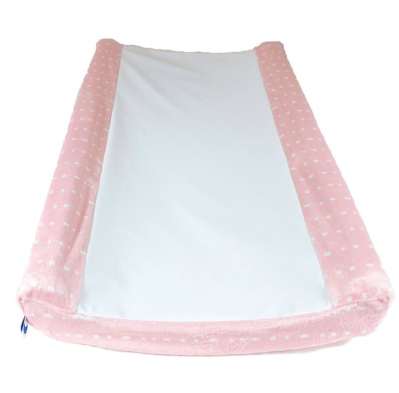 Coral Minky Wipeable Changing Pad Cover peach baby girl Etsy