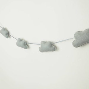 Cloud garland playroom decor Nordic nursery decoration cloud room decoration image 7