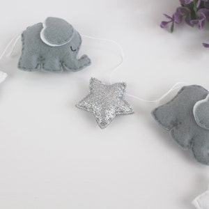 Elephant garland - Nursery decor - Kid's room decor