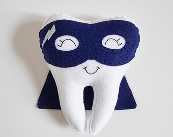 Superhero tooth fairy pillow