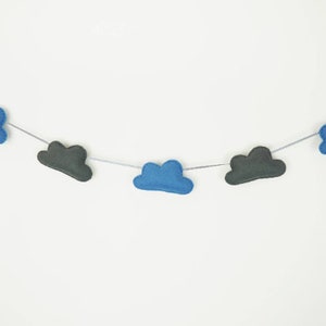 Cloud garland playroom decor Nordic nursery decoration cloud room decoration image 3