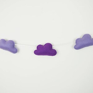 Cloud garland playroom decor Nordic nursery decoration cloud room decoration image 6