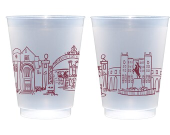 Florida State University Campus Skyline {Frosted Cup 10 Pack}