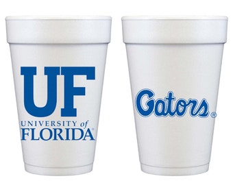 University of Florida Logo/Gators-{Styrofoam Cup 10 Pack}