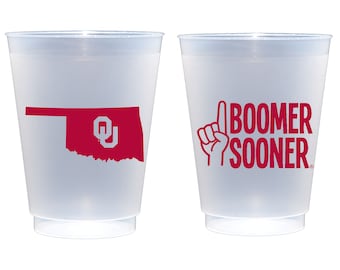 University of Oklahoma - Boomer Sooner {Shatterproof Cup 10 Pack}