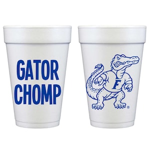 Logo dell'Università della Florida/Gator Chomp-{Confezione da 10 bicchieri di polistirolo}