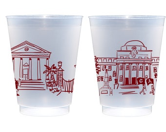 University of South Carolina Skyline-Columbia {Shatterproof Cup 10 Pack}