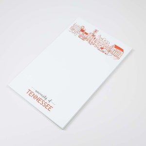 University of Tennessee Campus Skyline Notepad - Knoxville