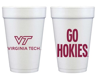 Virginia Tech University - GO HOKIES {Frigolitmugg 10-pack}